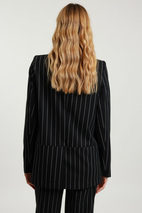 Susy Mix Giacca Over Gessata