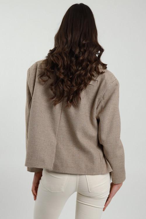 Susy Mix Giacca Over Quadri