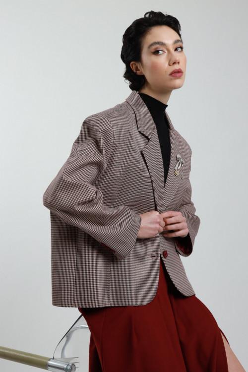 Susy Mix Giacca Oversize Con Spille