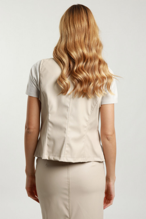 Susy Mix Gilet Ecopelle