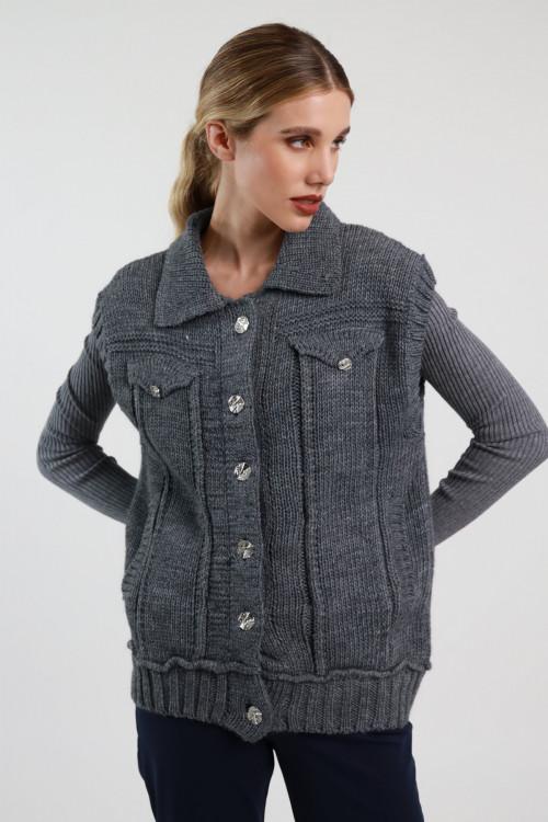 Susy Mix Gilet in Maglia