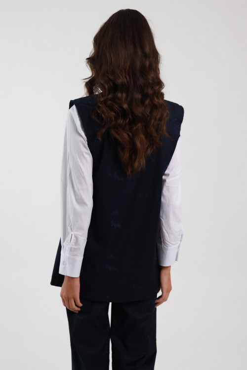 Susy Mix Gilet Ricamato