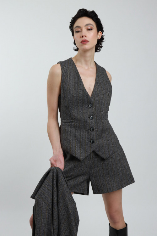 Susy Mix Gilet Spigato