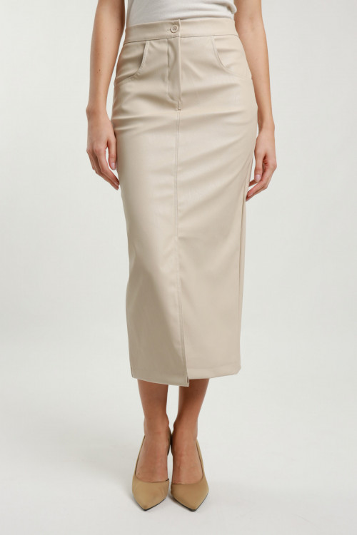 Susy Mix Gonna Lunga Ecopelle