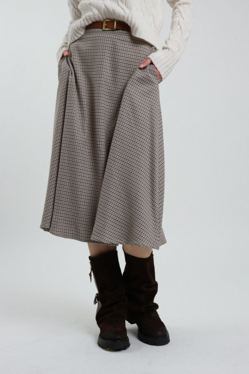 Susy Mix Gonna Midi Con Cintura