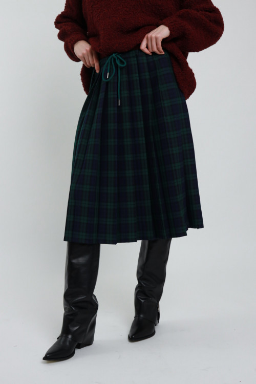 Susy Mix Gonna Pieghe Check