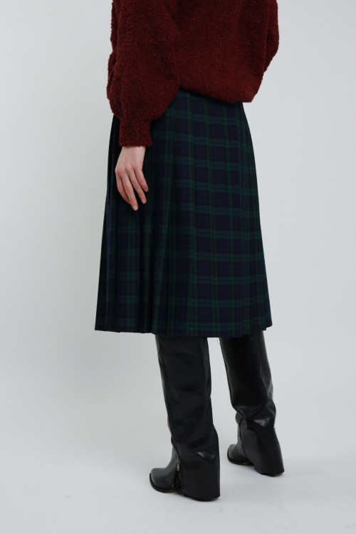 Susy Mix Gonna Pieghe Check