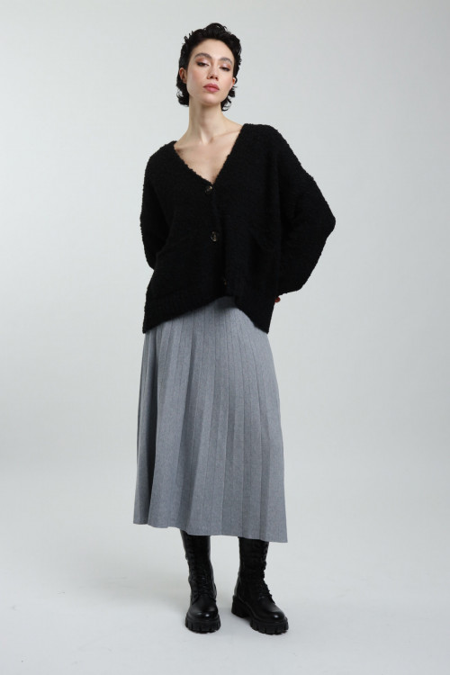 Susy Mix Gonna Plissè In Maglia