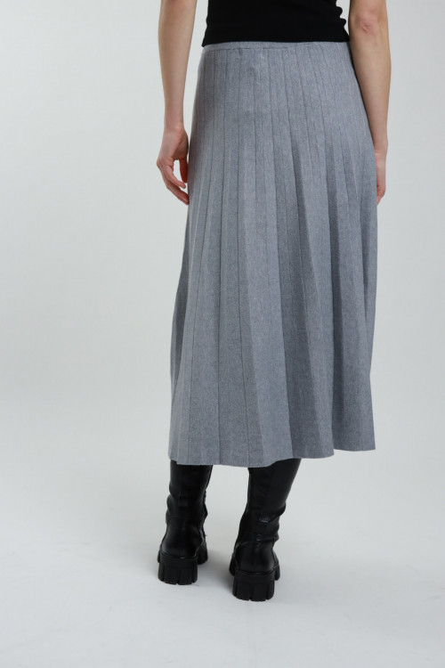 Susy Mix Gonna Plissè In Maglia