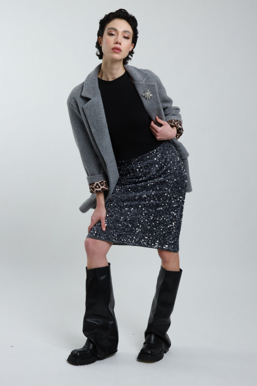 Susy Mix Longuette In Paillettes