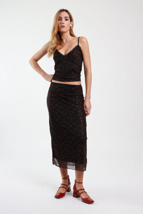 Susy Mix Longuette Tulle Fiorellini