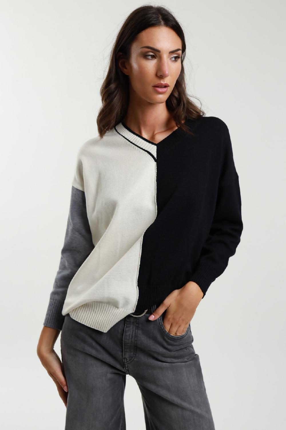 Susy Mix Maglia Bicolor