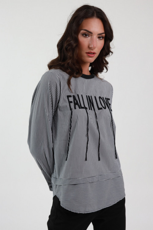 Susy Mix Maglia Gessata 'Fall In Love'
