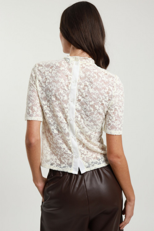 Susy Mix Maglia In Pizzo