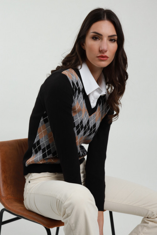 Susy Mix Maglia Rombi