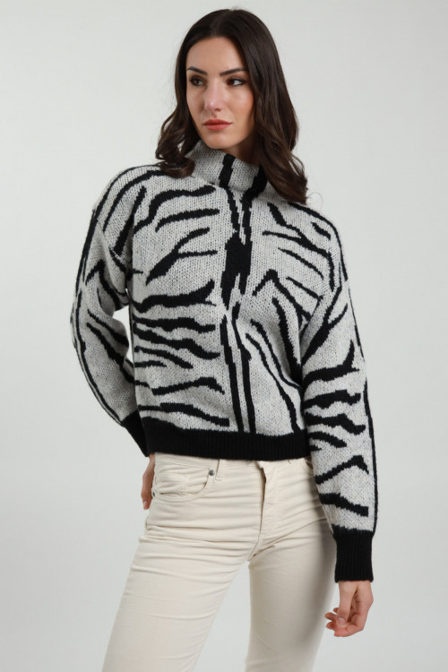 Susy Mix Maglia Zebrata