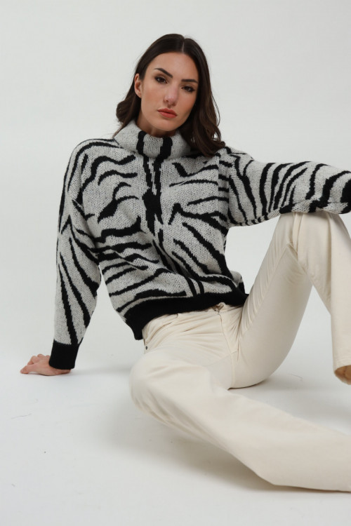 Susy Mix Maglia Zebrata