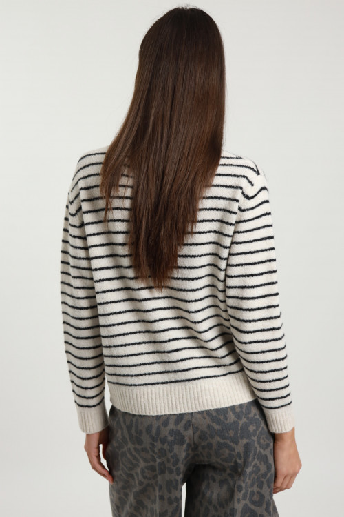 Susy Mix Maglioncino Girocollo A Righe