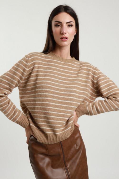 Susy Mix Maglioncino Girocollo A Righe