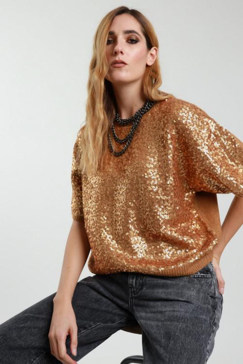 Susy Mix Maglioncino Maniche Corte