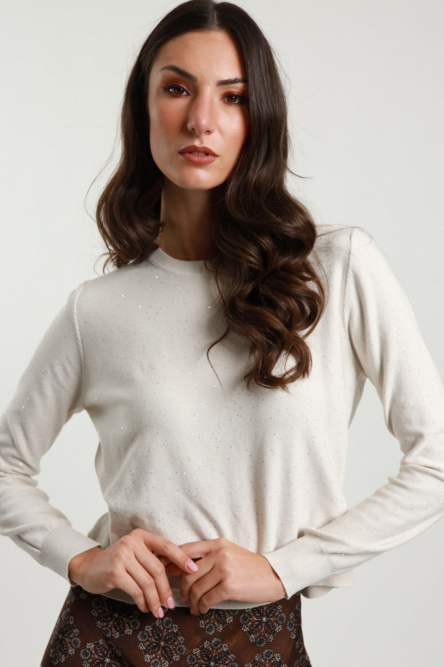 Susy Mix Maglioncino Paillettes