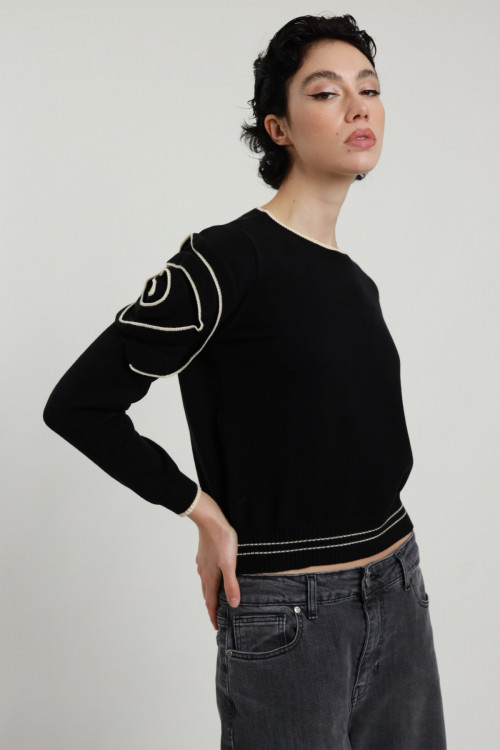 Susy Mix Maglioncino Ricamo