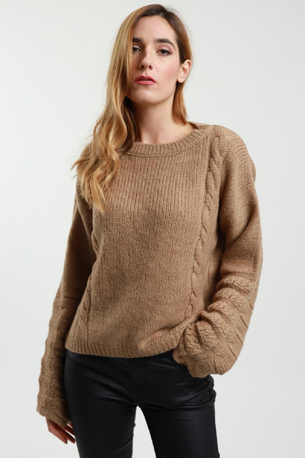 Susy Mix Maglioncino Trecce