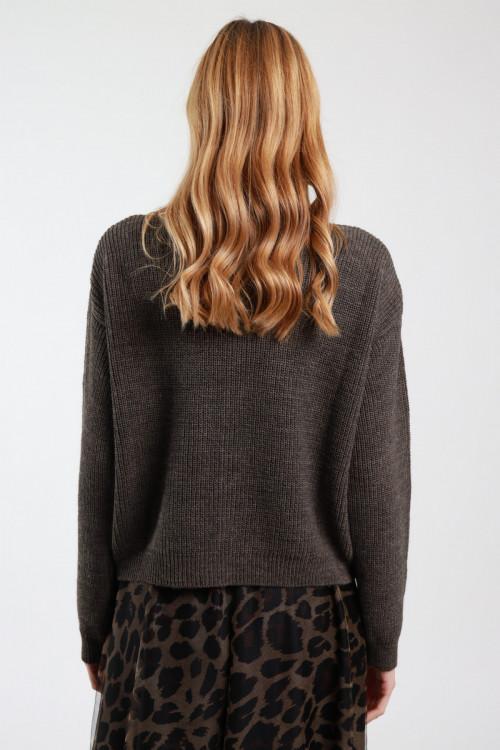 Susy Mix Maglione Scollo V Catena