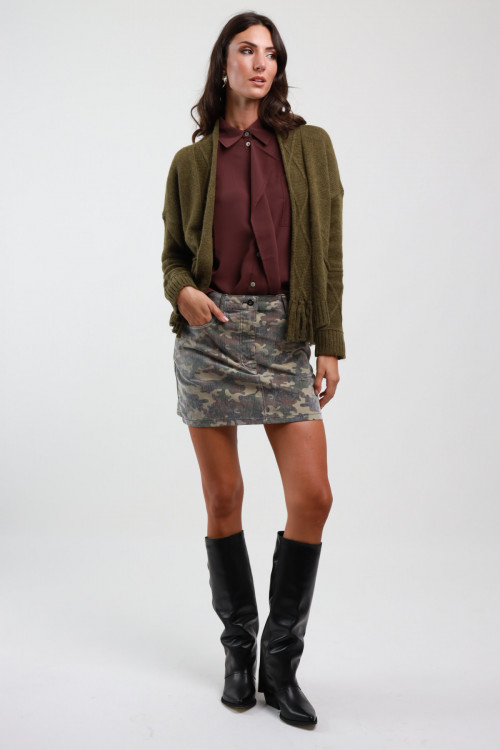 Susy Mix Minigonna Mimetica