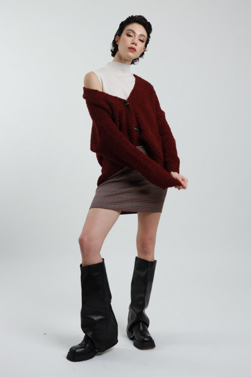 Susy Mix Minigonna Quadri