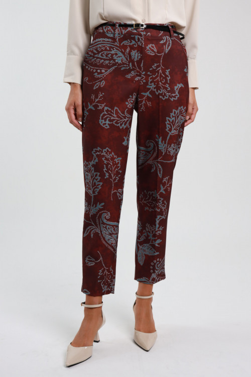 Susy Mix Pantalone Fantasia Damascata