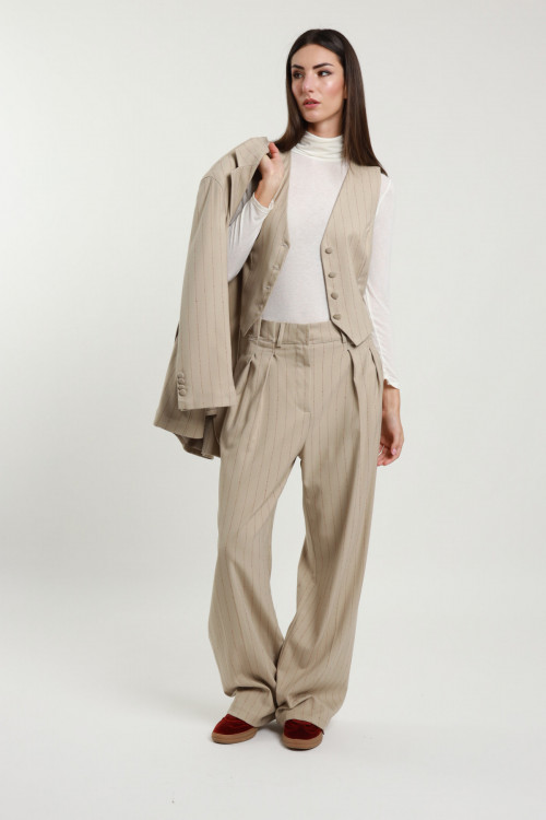 Susy Mix Pantalone Gessato