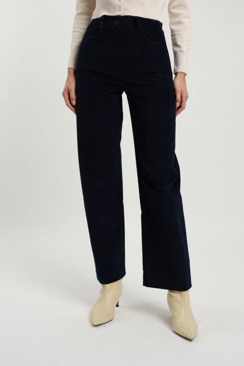 Susy Mix Pantaloni Dritti Velluto