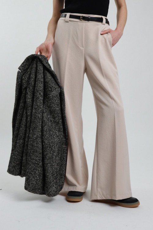 Susy Mix Pantaloni Gamba Dritta Con Cintura