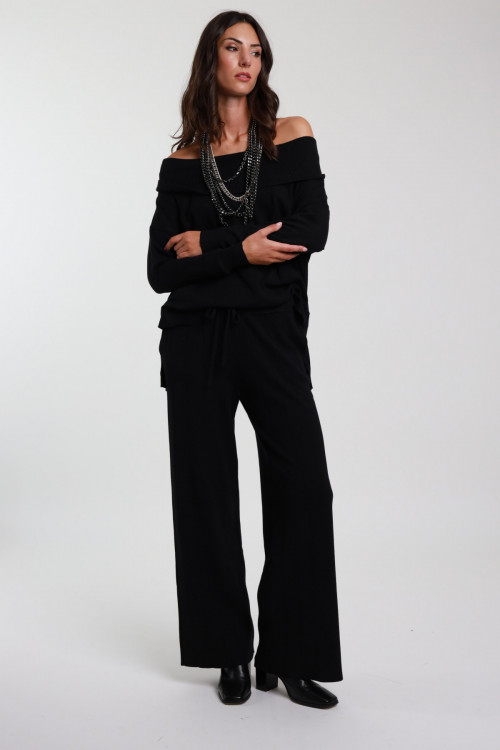 Susy Mix Pantaloni In Maglia Con Coulisse