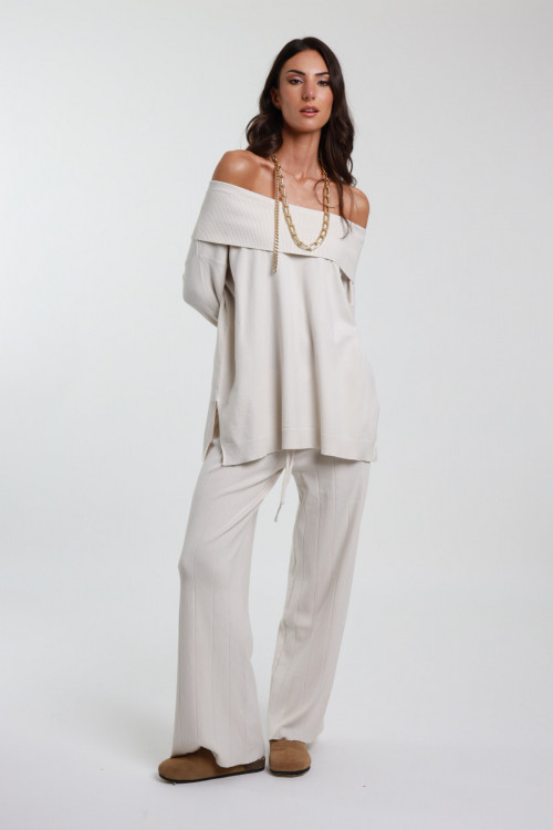 Susy Mix Pantaloni In Maglia Con Coulisse