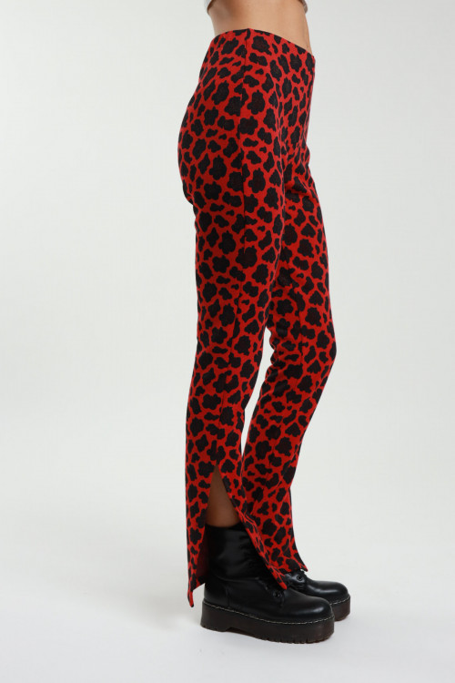 Susy Mix Pantaloni Trombetta Maculati