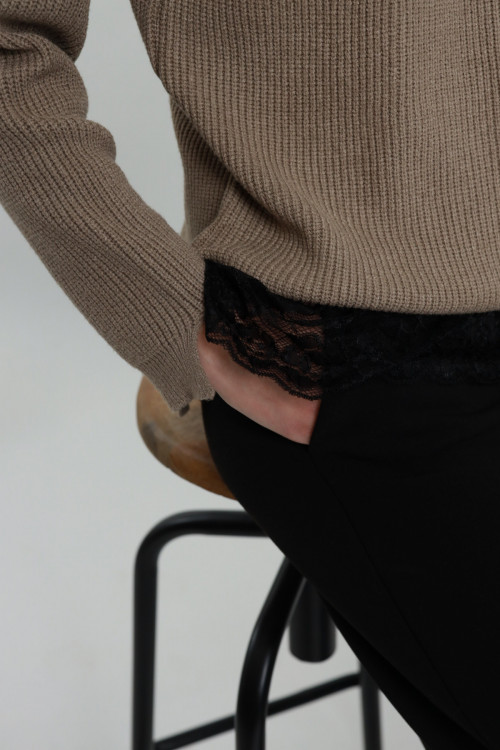 Susy Mix Pull Orlo In Pizzo