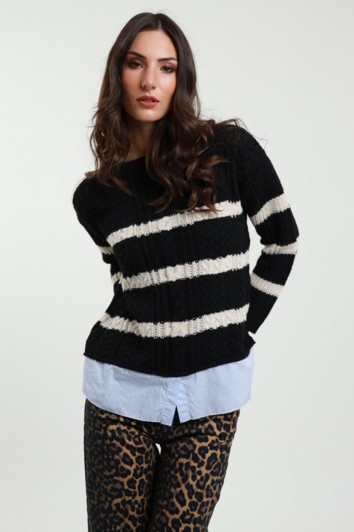 Susy Mix Pullover Righe