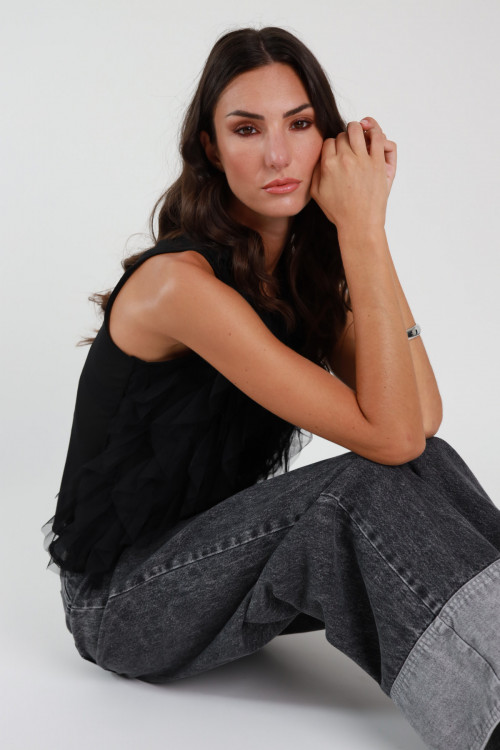 Susy Mix Top Con Balze