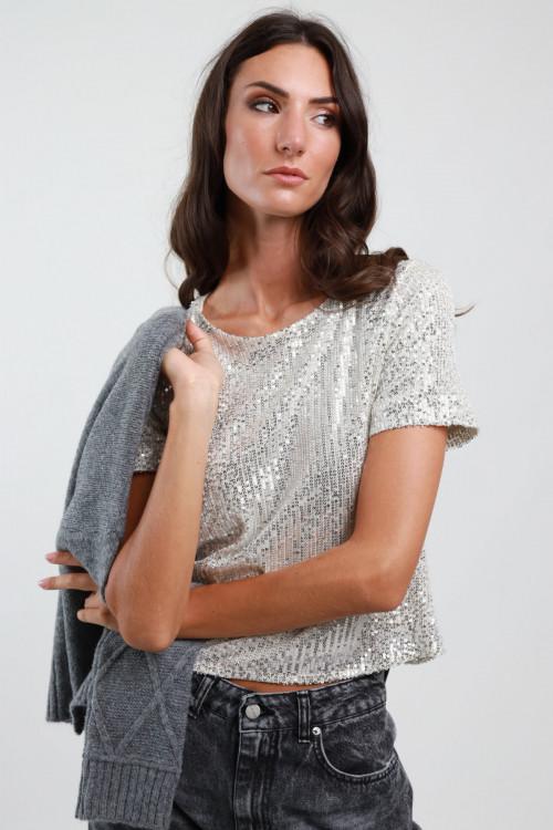 Susy Mix Tshirt Paillettes