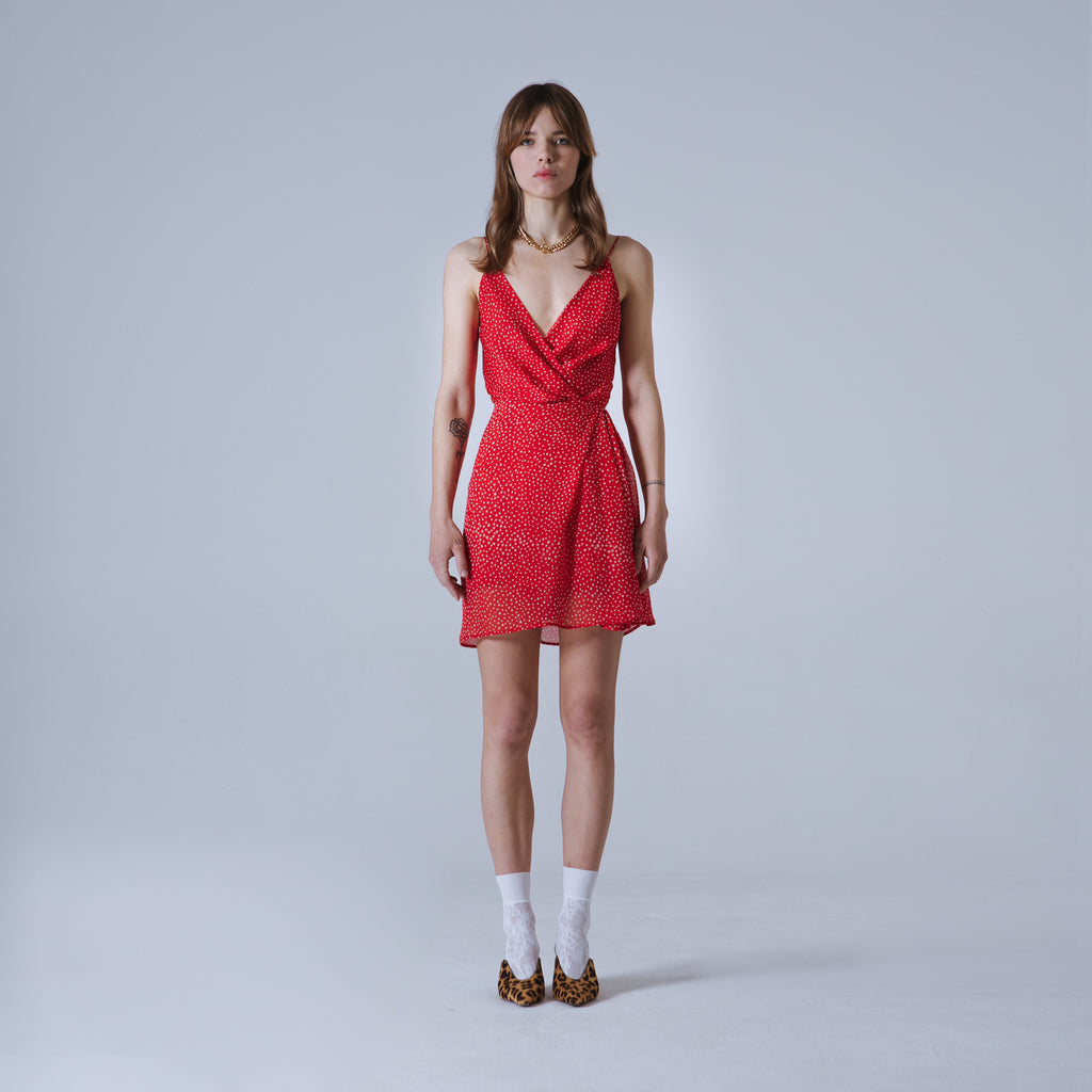 Sveta Milano Abito Corto Nancy In Georgette Di Seta | Limited Edition