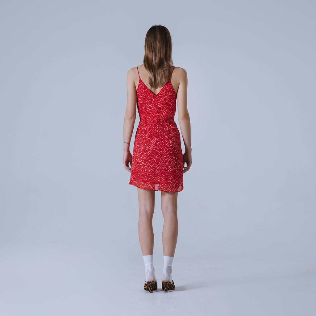 Sveta Milano Abito Corto Nancy In Georgette Di Seta | Limited Edition