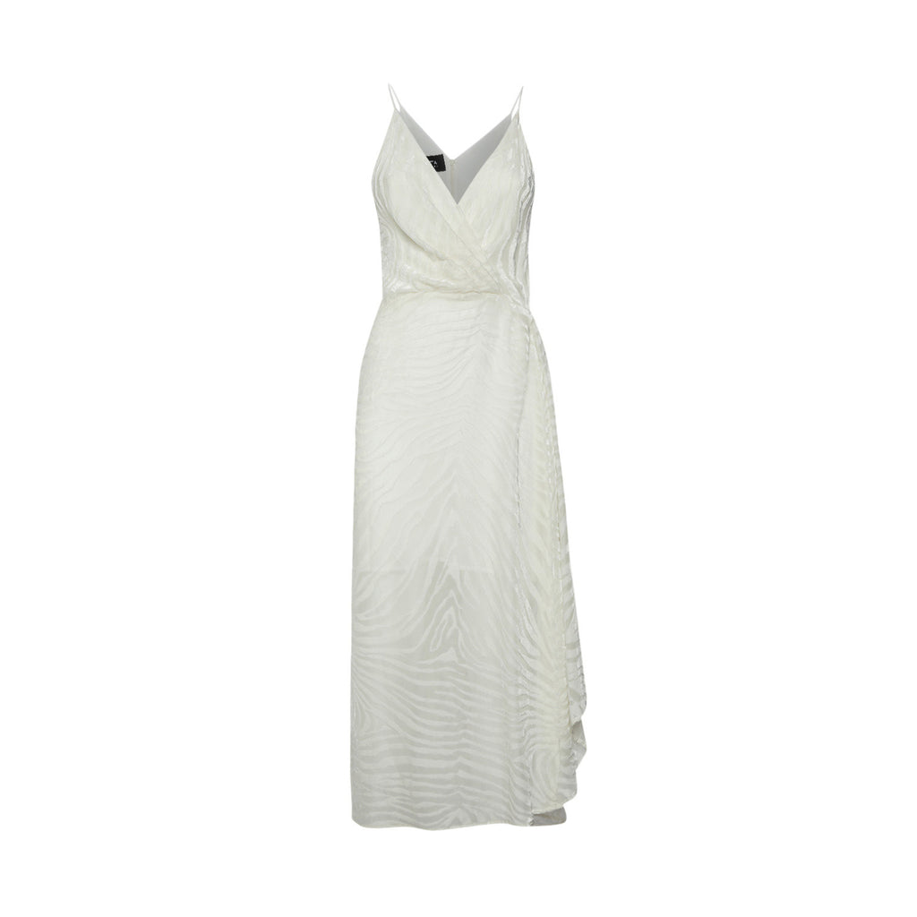 Sveta Milano Abito lungo Ann in velluto nero con motivo tiger