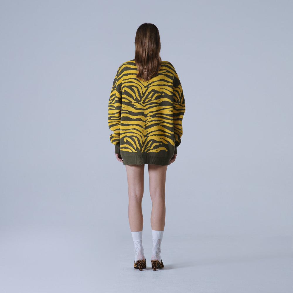 Sveta Milano Girocollo Lungo Jacquard In Misto Lana Merino