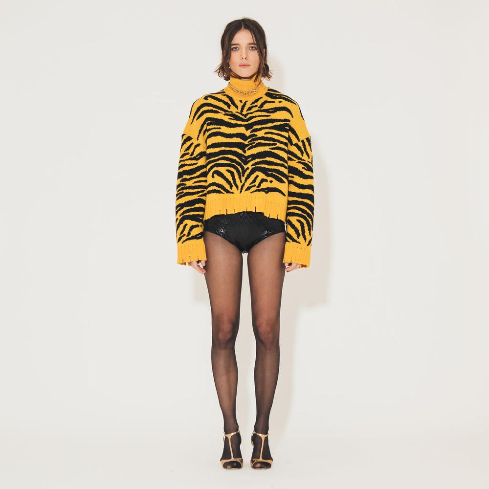 Sveta Milano Maglione A Dolcevita Henriette Con Effetto Vissuto