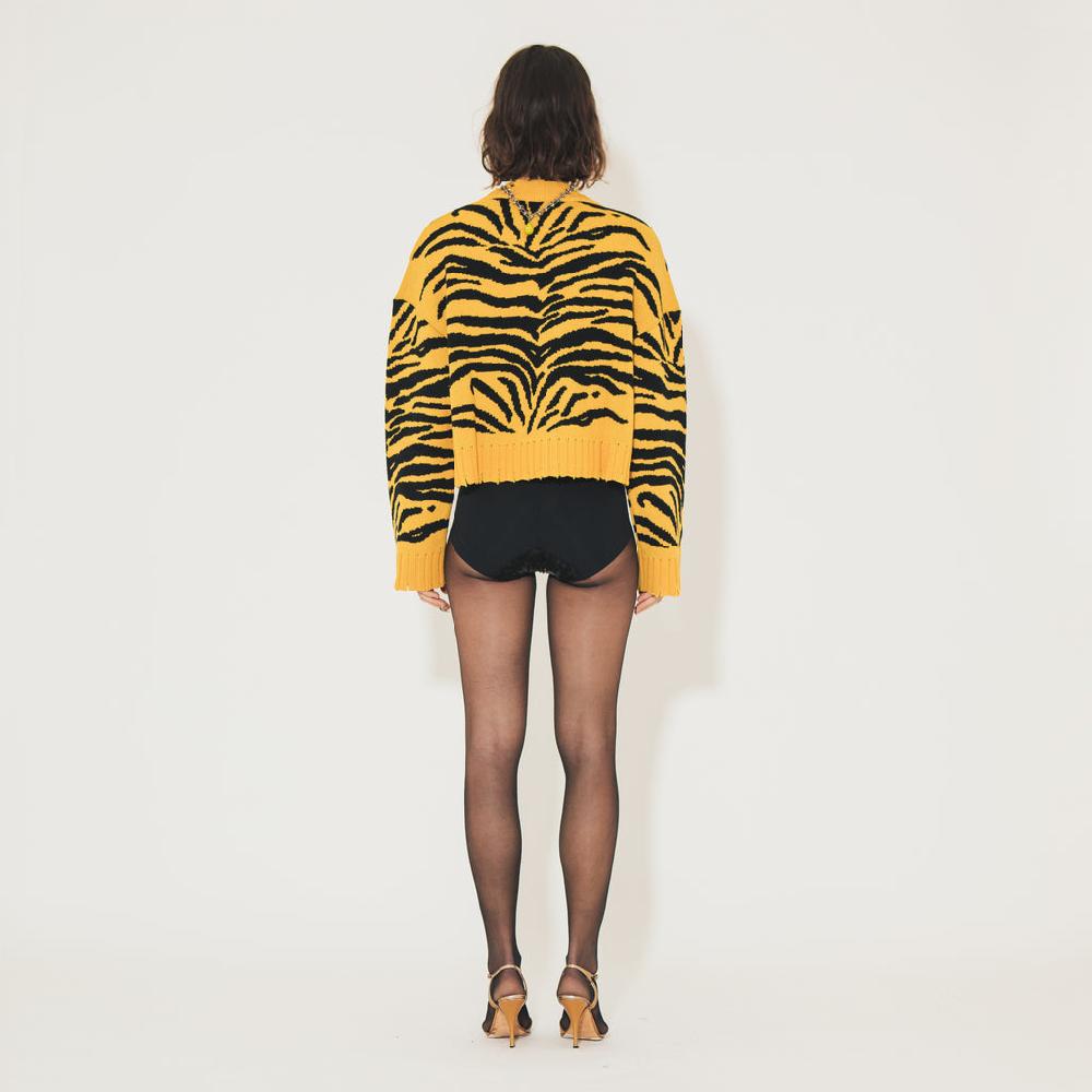 Sveta Milano Maglione A Girocollo Martine Con Effetto Vissuto