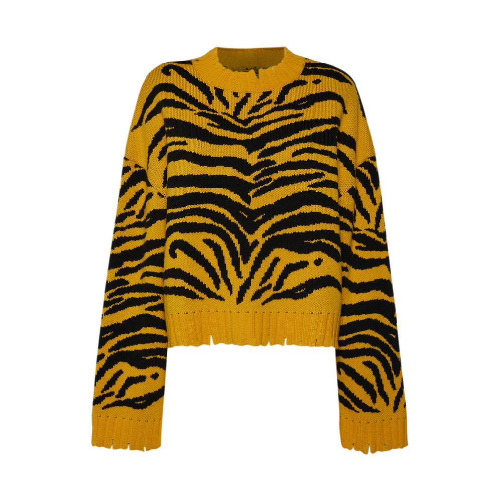 Sveta Milano Maglione a girocollo Martine con effetto vissuto