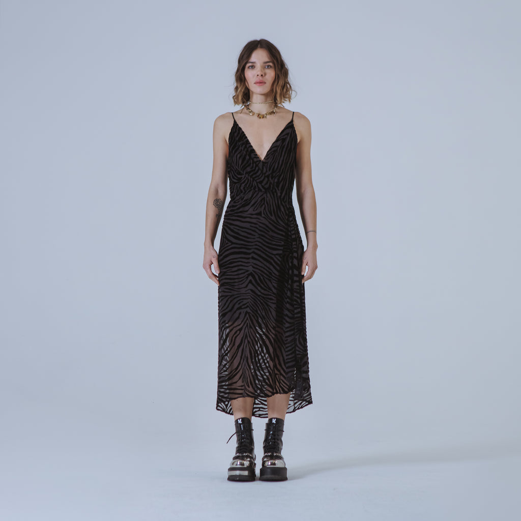 Sveta Milano Abito Ann In Velluto Nero