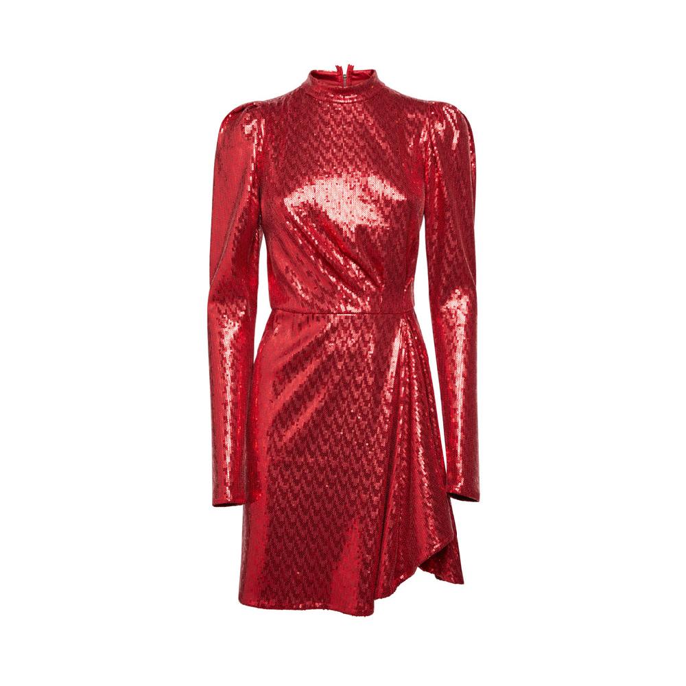 Sveta Milano Abito rosso London in paillettes